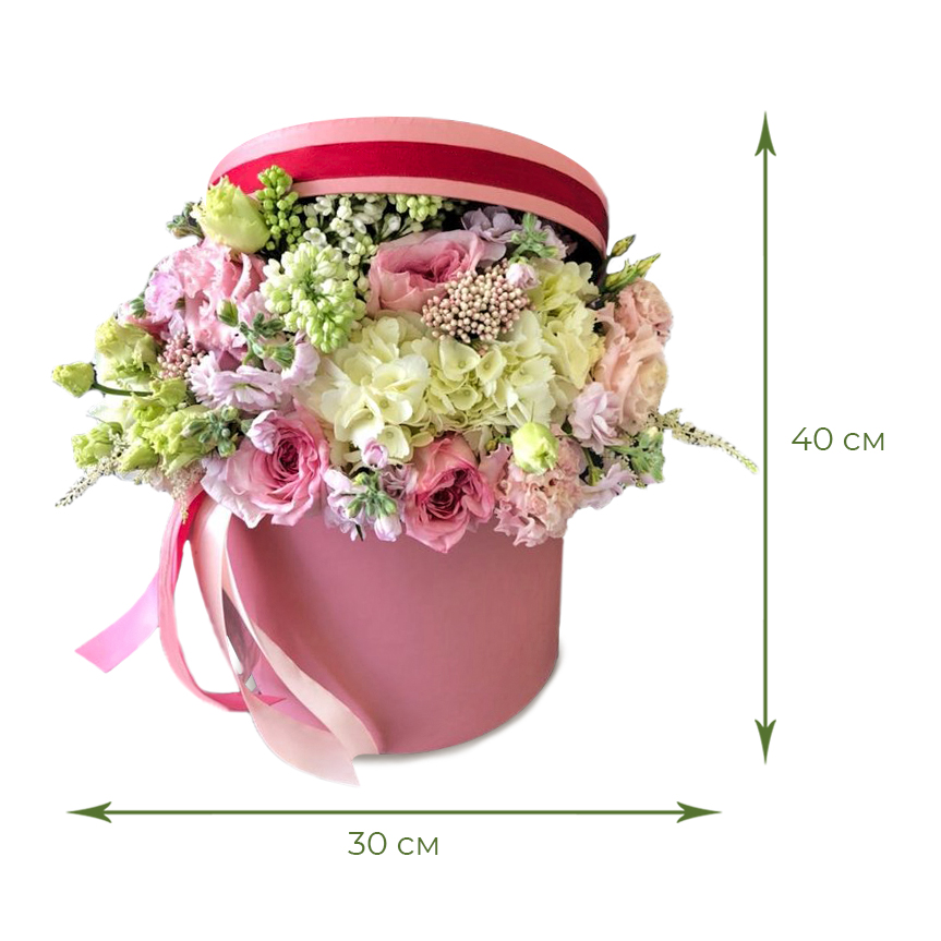 Цветы в коробке в Омске купить недорого букеты | Florida55